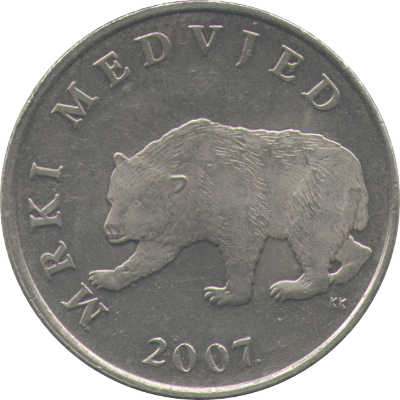 CROATIA - 2007 - 5 Kunas - Obverse