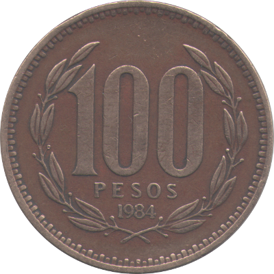 CHILE - 1984 - 100 Pesos - Obverse