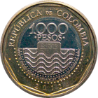 COLOMBIA - 2012 - 1000 Pesos - Reverse