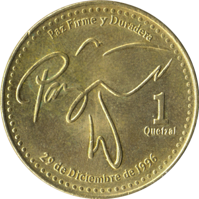 GUATEMALA - 2007 - 1 Quetzal - Obverse