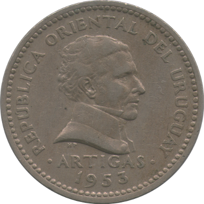 URUGUAY - 1953 - 10 Centésimos - Obverse
