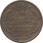 PARAGUAY - 2004 - 100 Guaranies - Reverse