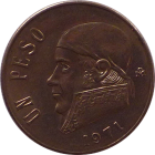 MEXICO - 1971 - 1 Peso - Obverse