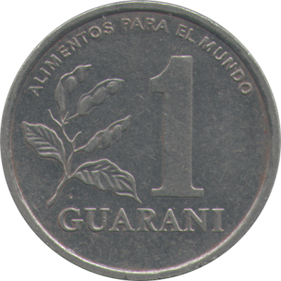 PARAGUAY - 1988 - 1 Guarani - Obverse
