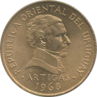 URUGUAY - 1968 - 1 Peso - Obverse