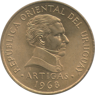 URUGUAY - 1968 - 1 Peso - Obverse
