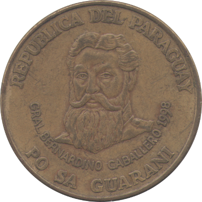 PARAGUAY - 1998 - 500 Guaranies - Obverse