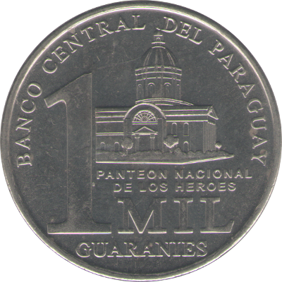 PARAGUAY - 2007 - 1000 Guaranies - Obverse