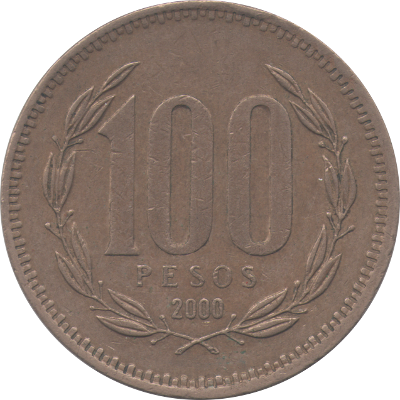 CHILE - 2000 - 100 Pesos - Obverse
