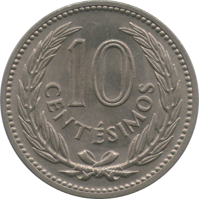 URUGUAY - 1959 - 10 Centésimos - Obverse