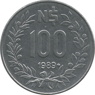 URUGUAY - 1989 - 100 Nuevos Pesos - Obverse