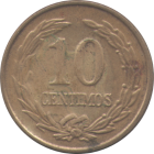 PARAGUAY - 1947 - 10 Céntimos - Reverse