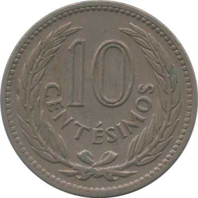 URUGUAY - 1953 - 10 Centésimos - Obverse