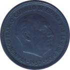 SPAIN - 1957 - 5 Pesetas - Obverse