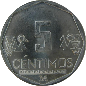 PERU - 2007 - 5 Céntimos - Obverse
