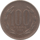 CHILE - 1987 - 100 Pesos - Reverse