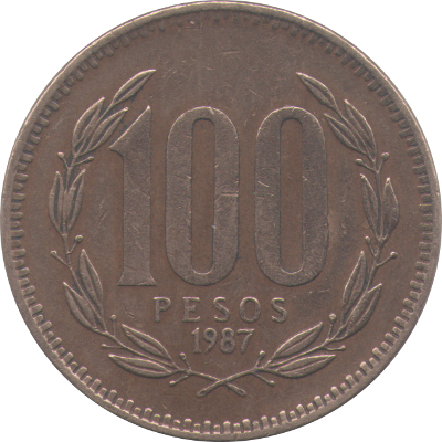 CHILE - 1987 - 100 Pesos - Obverse