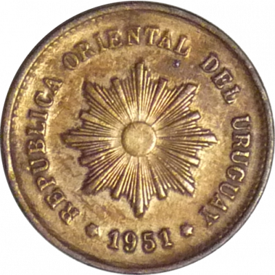 URUGUAY - 1951 - 5 Centésimos - Obverse