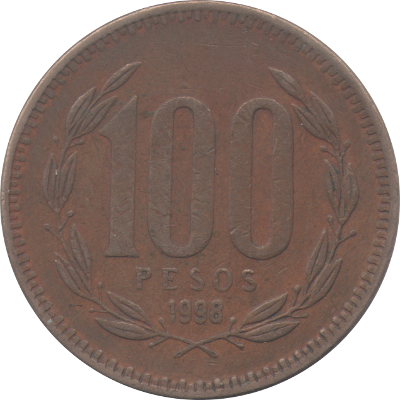 CHILE - 1998 - 100 Pesos - Obverse