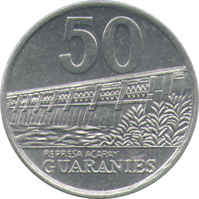 PARAGUAY - 2006 - 50 Guaranies - Obverse