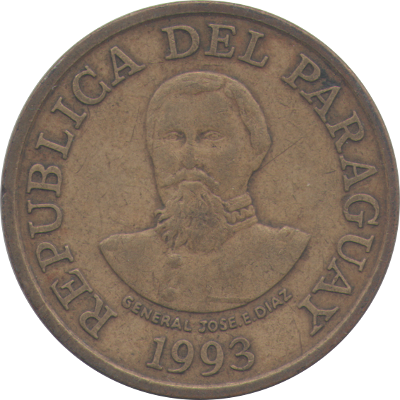 PARAGUAY - 1993 - 100 Guaranies - Obverse