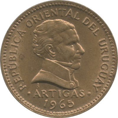 URUGUAY - 1965 - 1 Peso - Obverse