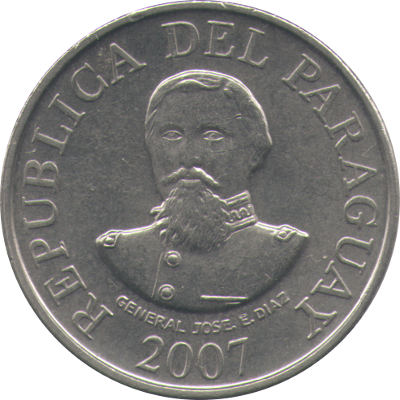 PARAGUAY - 2007 - 100 Guaranies - Obverse