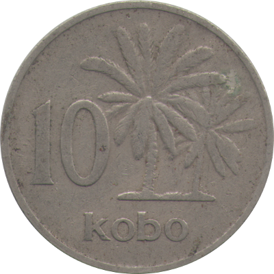 NIGERIA - 1973 - 10 Kobo - Obverse
