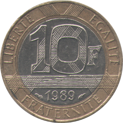 FRANCE - 1989 - 10 Francs - Obverse