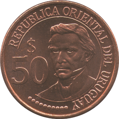 URUGUAY - 2011 - 50 Pesos - Obverse