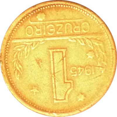 BRAZIL - 1945 - 1 Cruzeiro - Obverse