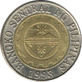PHILIPPINES - 2003 - 10 Pesos - Obverse