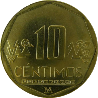 PERU - 2007 - 10 Céntimos - Obverse