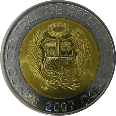 PERU - 2007 - 5 Nuevos Soles - Obverse
