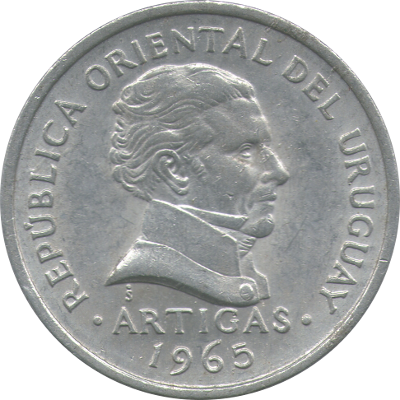 URUGUAY - 1965 - 20 Centésimos - Obverse
