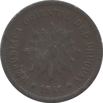 URUGUAY - 1941 - 5 Centésimos - Obverse