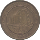 PARAGUAY - 2005 - 500 Guaranies - Reverse