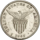 PHILIPPINES - 1905 - 1 Peso - Reverse