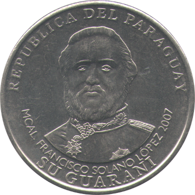 PARAGUAY - 2007 - 1000 Guaranies - Obverse