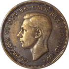 UNITED KINGDOM - 1939 - ½ Penny - Obverse