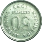 ARGENTINA - 1953 - 50 Centavos - Reverse