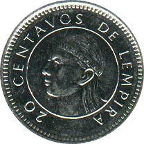 HONDURAS - 1996 - 20 Centavos - Obverse