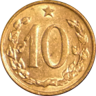 CZECH REPUBLIC - 1970 - 10 Hellers - Reverse
