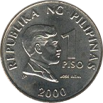 PHILIPPINES - 2000 - 1 Peso - Obverse