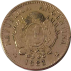 ARGENTINA - 1883 - 5 Pesos - Reverse