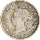 JAMAICA - 1869 - ½ Penny - Obverse