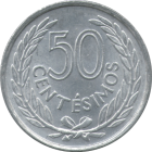 URUGUAY - 1965 - 50 Centésimos - Reverse