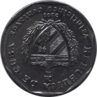 CUBA - 2000 - 25 Centavos - Reverse