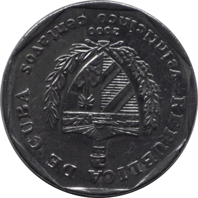 CUBA - 2000 - 25 Centavos - Obverse