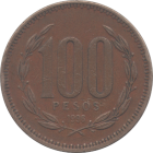 CHILE - 1996 - 100 Pesos - Reverse